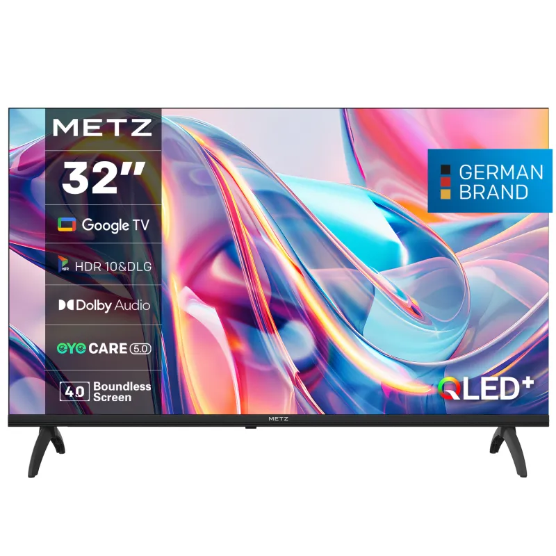 METZ QLED 32MQF7030Z, 80 cm, Smart Google TV, HD, Clasa E