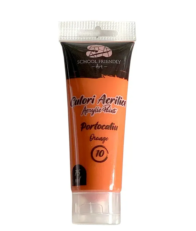 Culori Acrilice Premium Sf Art, 75ml, portocaliu