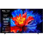 Televizor TCL QLED 98P8K, 248 cm, Smart Google TV, 4K Ultra HD, 100Hz, Clasa E