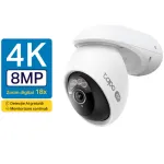 Camera de supraveghere Wireless TP-Link Tapo C560WS cu Pan/Tilt 360 grade, 8MP, 4K, 3840x2160, Recunoastere Faciala,Stalight Color Night Vision, Detectare Smart AI, Two-Way Audio, ONVIF