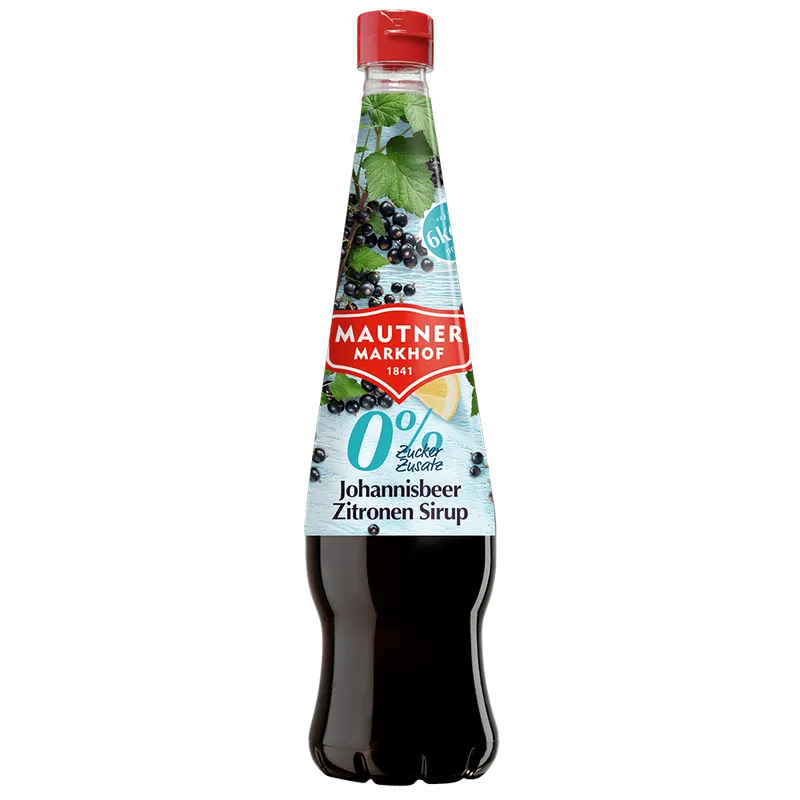 Sirop de coacaze si lamaie fara zahar Mautner, 0.7 l