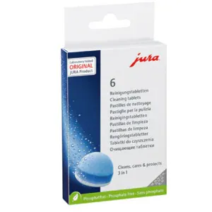 Pastile de curatare in 3 etape JURA 24225, 6 buc