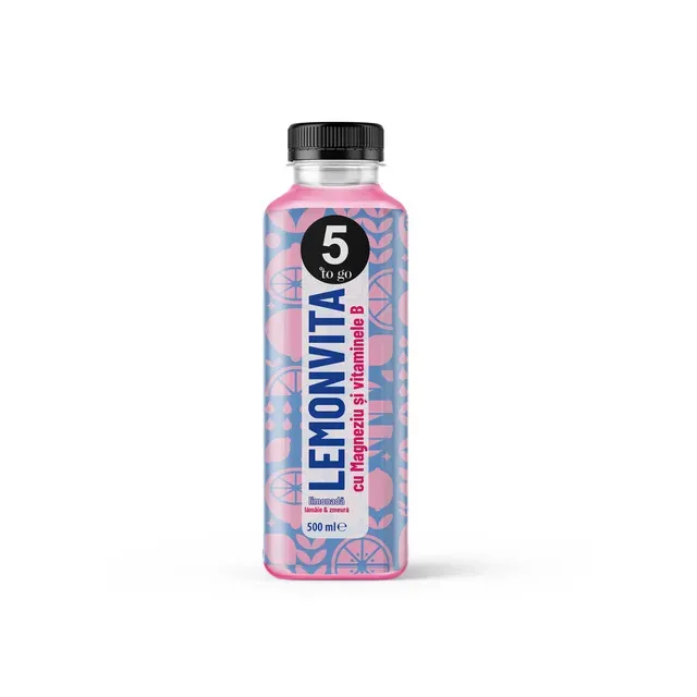 Limonada cu magneziu si vitamine 5 To Go Lemonvita, 0.5 l