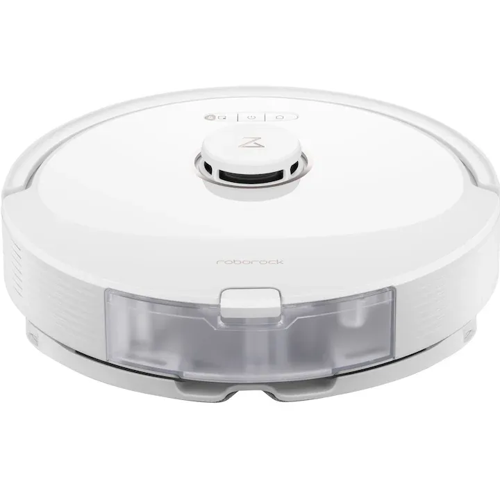 Robot de aspirare Roborock Q8 Max Q8M02-00, aspirator&mop, 59W, LiDAR, 5500 Pa, autonomie 240 min, mapare 3D, 5200 mAh, recipient praf 470 ml, alb