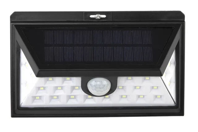 Lampa solara de perete cu senzor Garden Star, din plastic reciclat, LED alb