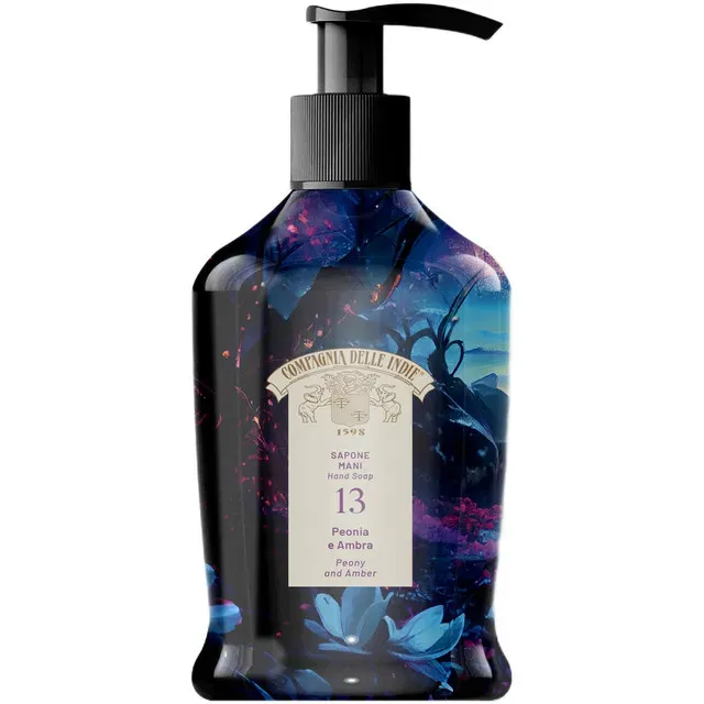 Sapun lichid Campagnia delle Indie 13 Bujor si Ambra, 300 ml