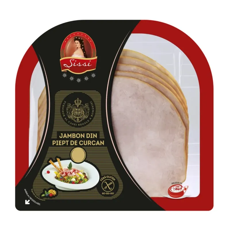 Jambon feliat din piept de curcan Sissi, 170 g