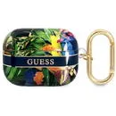 Guess GUAPHHFLB AirPods Pro cover blue/blue Flower Strap Collection