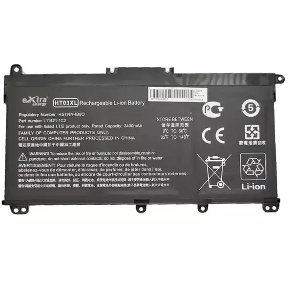 Baterie pentru laptop HP HT03XL 14-BF 14-CE 14-CF 14-CK 15-CC 15-CD 15-CS 15-CU 15-CW 15-DA 15-DB 15S-FQ 17-AR 17-BY 17-CA 240 245 250 255 256 470 G7 HSTNN-LB8L L11119-855 TF03XL