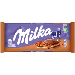 Ciocolata cu lapte si crema caramel 100g