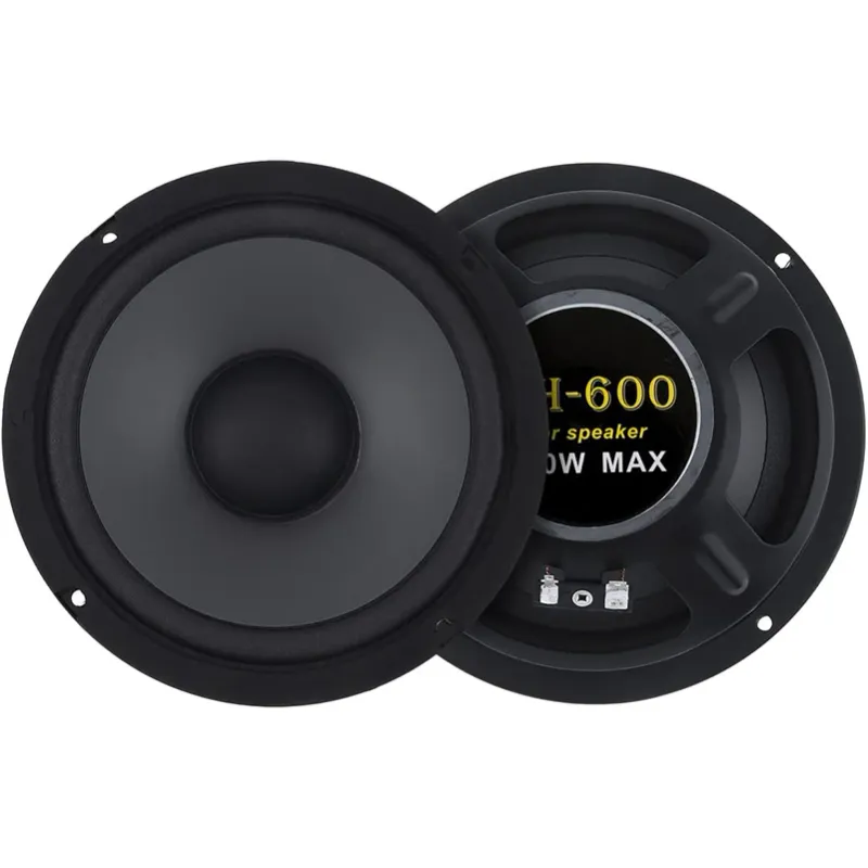 Set 2 boxe auto full-range Rqiurpn, 6.5 Inch, 600W, 4Ω, 93dB, 60-20.000Hz
