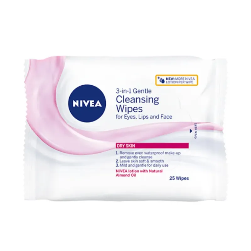 Servetele demachiante delicate Nivea, 25 bucati