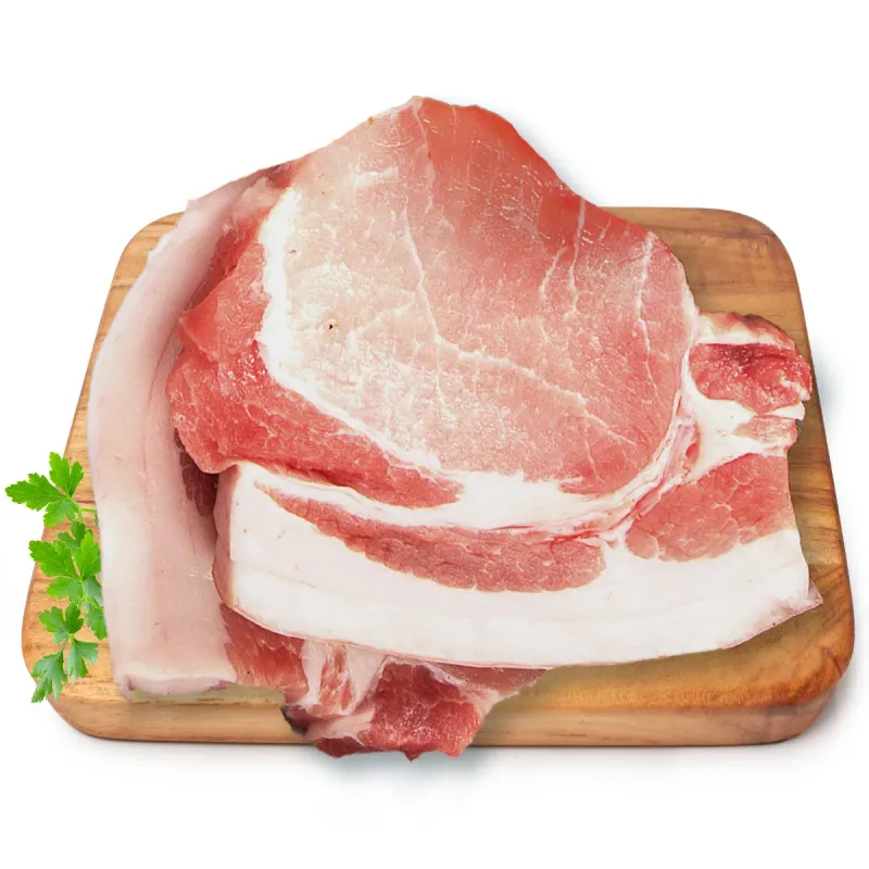 Cotlet de porc cu os, slanina si sorici parlit Integra, +/- 1 kg