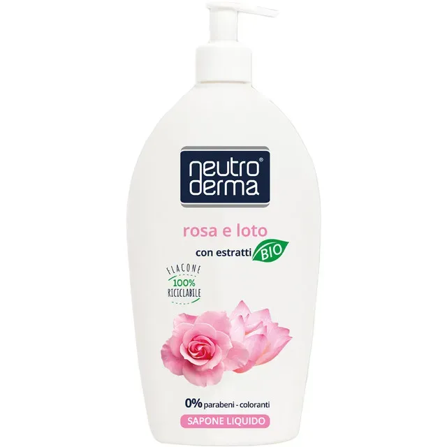 Sapun lichid Neutro derma Lotus si Trandafir, 1000 ml