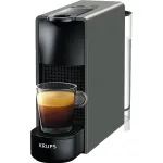 Espressor capsule NESPRESSO Essenza Mini XN110B10, 0.6l, 1300W, 19 bar, gri inchis-negru