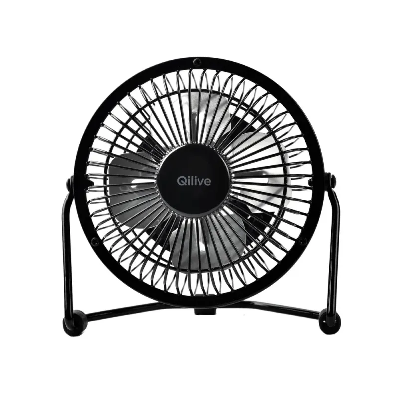 Ventilator de masa Qilive Q.6999, 3 W, 1 viteza, negru