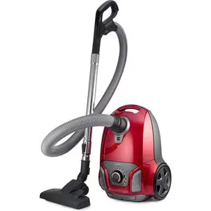 Aspirator cu sac MYRIA MY4538, 3l, 750W, 76dB, rosu-negru