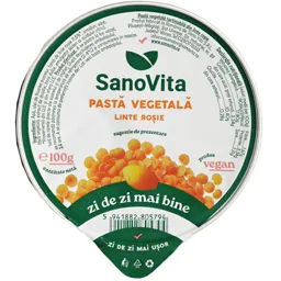 Pasta vegetala din linte rosie 100g