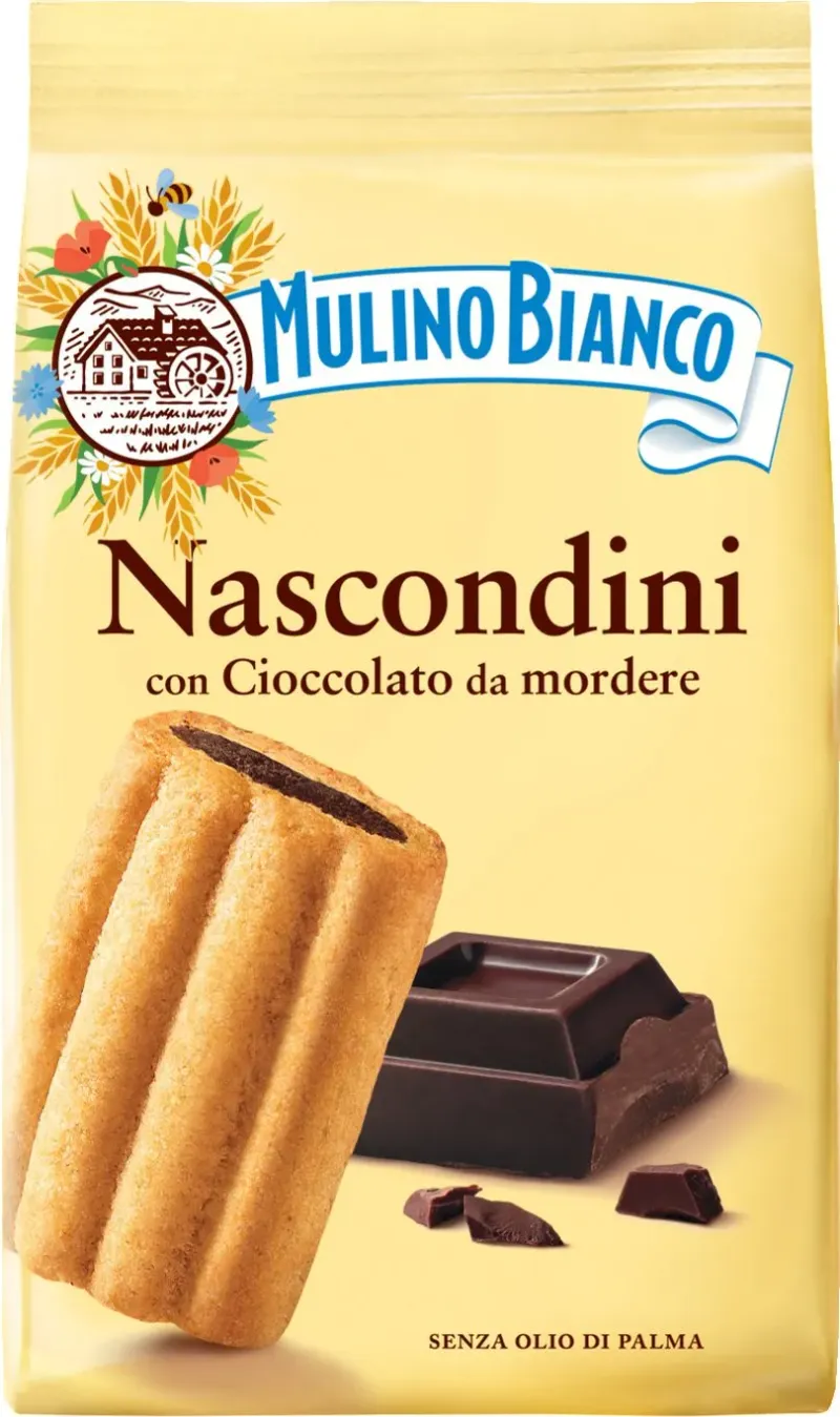 Biscuiti cu ciocolata Mulino Bianco Nascondini, 330 g