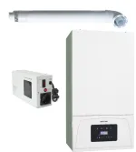 Set Centrala termica Motan Condens 050, 24kw + Stabilizator cu releu slim 500VA 300W