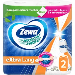 Role de bucatarie Wisch & Weg, 2 straturi, 2 role