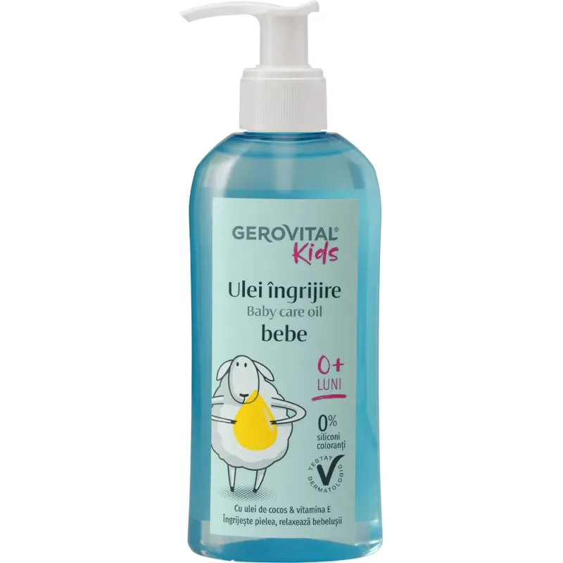 Ulei ingrijire bebe Gerovital Kids, 150 ml
