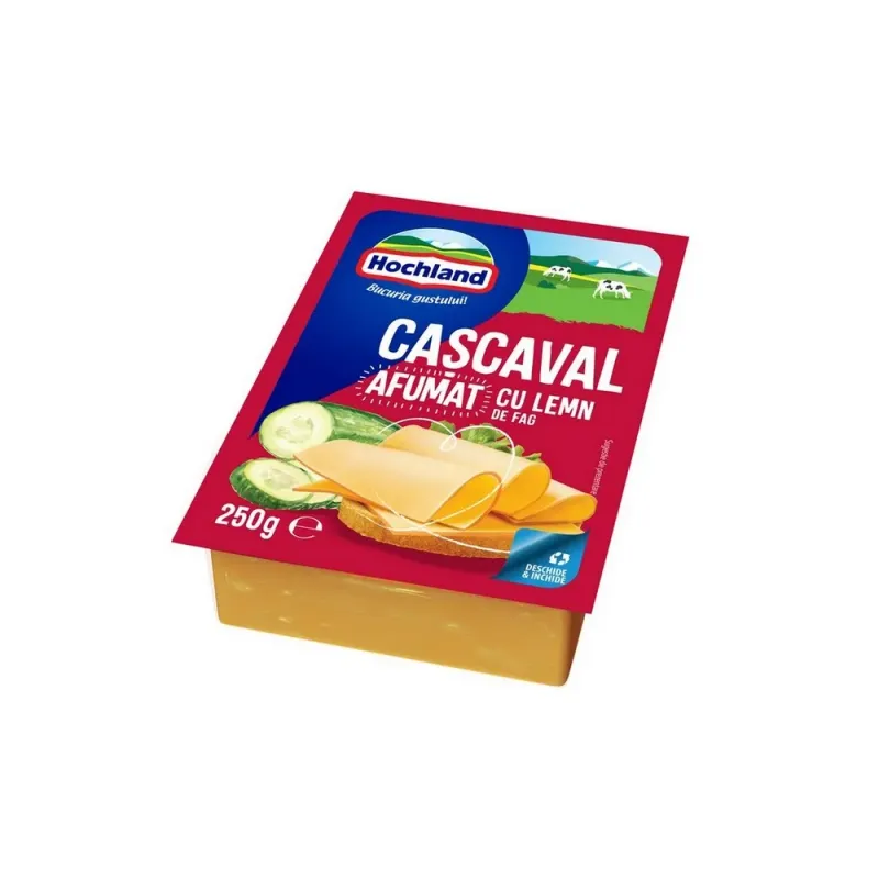 Cascaval afumat Hochland, 250 g