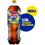 Bautura racoritoare carbogazoasa cu suc de lamaie 1.5L