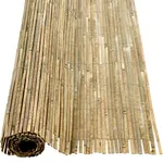 Gard/paravan din bambus natural, 5x1 m