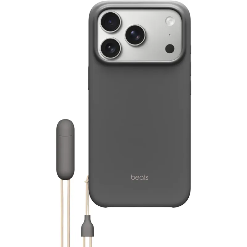 Husa telefon BEATS iPhone 17 Pro KickStand cu MagSafe - Granite Gray, MGY74LL/A