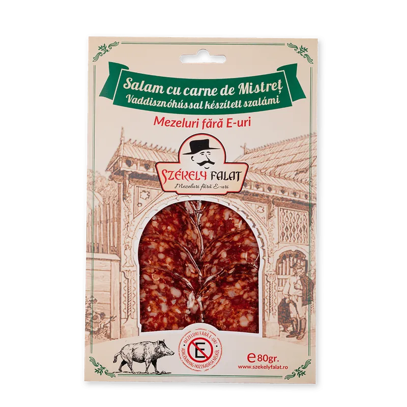 Salam Szekely Falat cu carne de mistret, 80 g