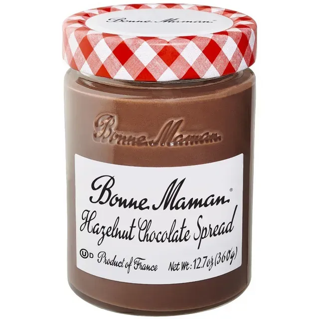 Crema de cacao si alune Bonne Maman, 360 g