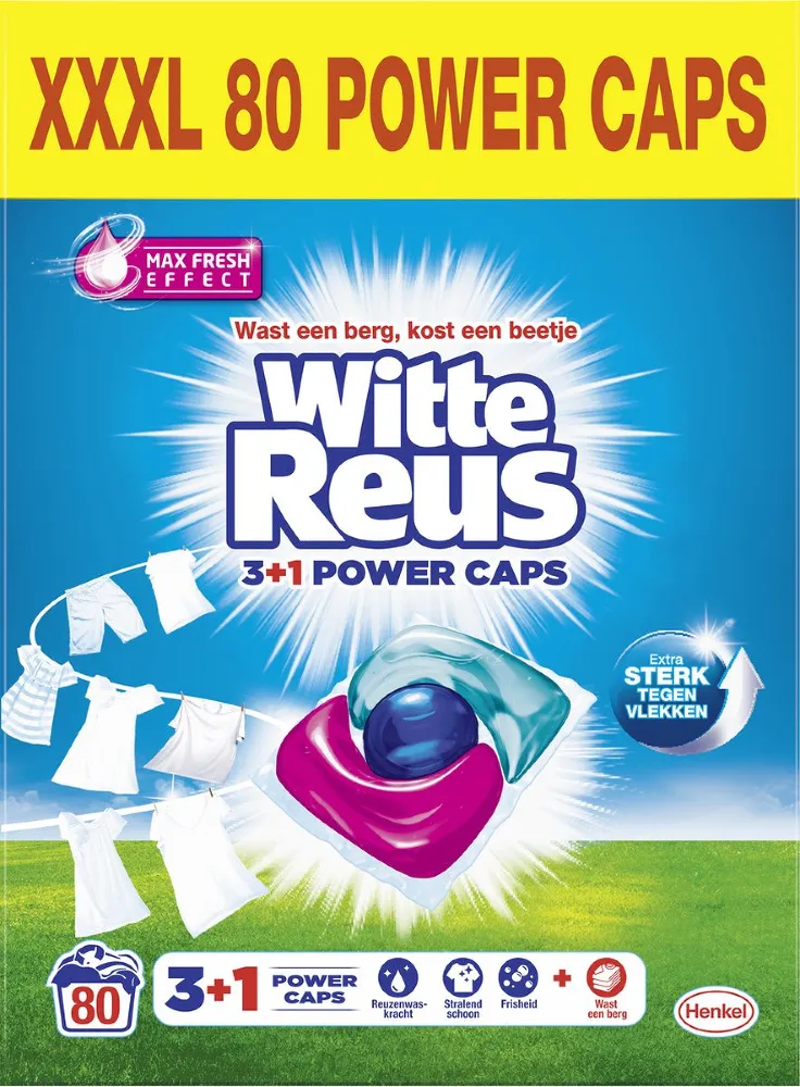 Detergent capsule Witte Reus 3+1, 80 Bucati