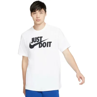 Tricou Nike Just Do It Swoosh, Alb, M