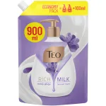 Rezerva sapun lichid Teo Rich Milk Sensual Care, 900 ml