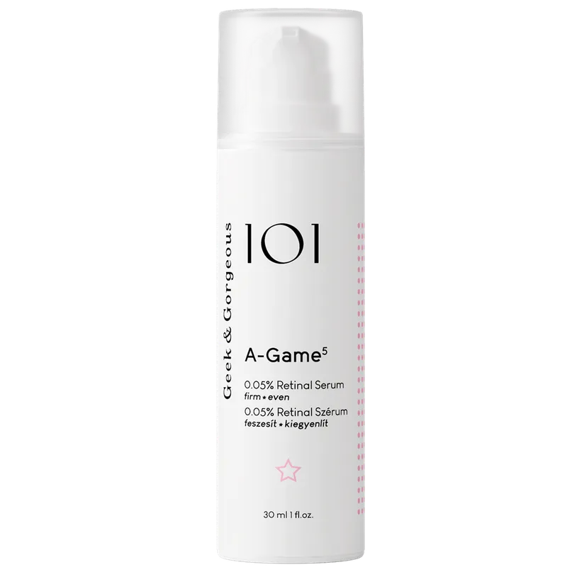 Ser de fata cu 0.05% retinal A-Game 5, 30 ml, Geek&Gorgeous : Farmacia Tei online
