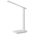 Lampa LED birou, Zggzerg, Atingere de control, 3 nivele 3000K-6500K, Fara stroboscop, Utilizarea plug-in-ului Usb, 10W, 550 lm, Capul luminii poate fi pliat in sus si in jos la 180°, Alb