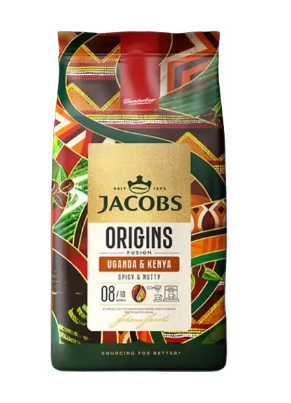 Jacobs cafea boabe Origins Uganda & Kenya, 1kg