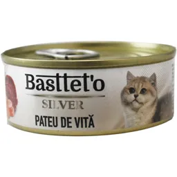 Hrana umeda pentru pisici, pateu de vita 85g