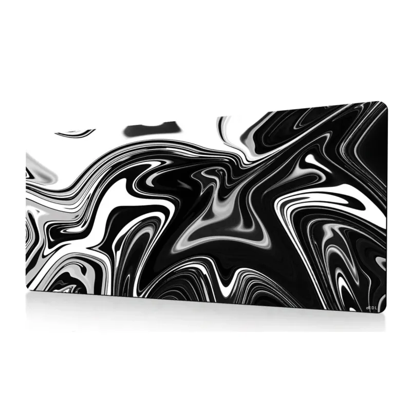 Mousepad profesional pentru jucatori, negru/alb, 90x40cm, eR D L