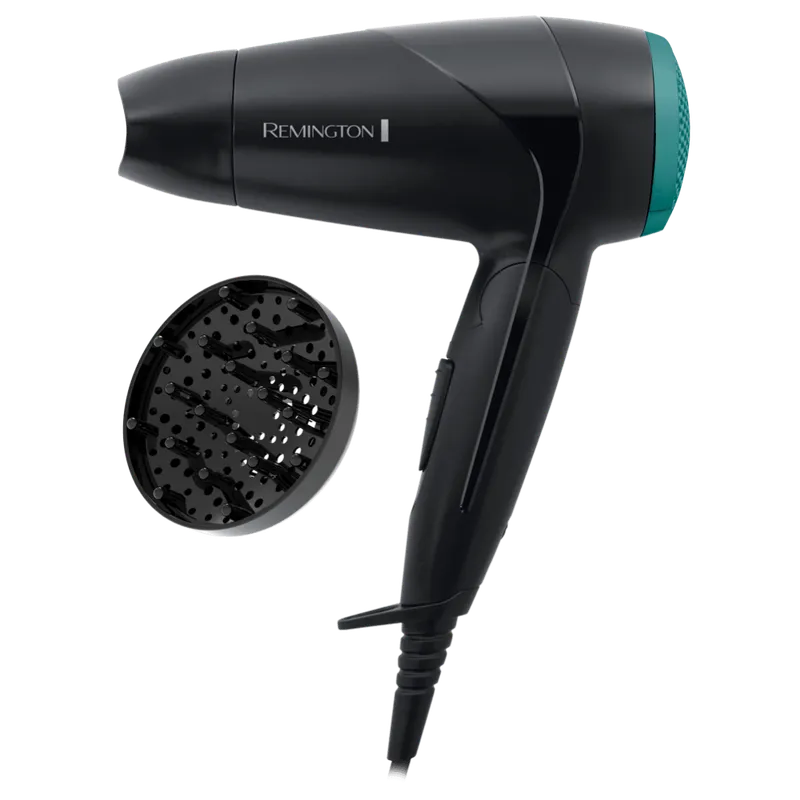 Uscator de par compact Remington D5100U, 2000W, negru