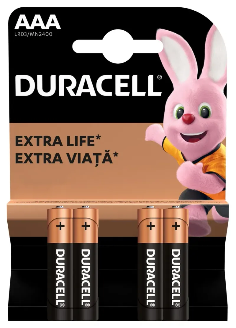 Baterie Duracell Basic AAAK4