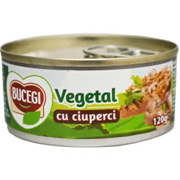 Pasta vegetala cu ciuperci 120g