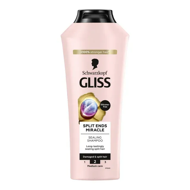 Sampon pentru par deteriorat si varfuri despicate Gliss SplitEnd, 400ml