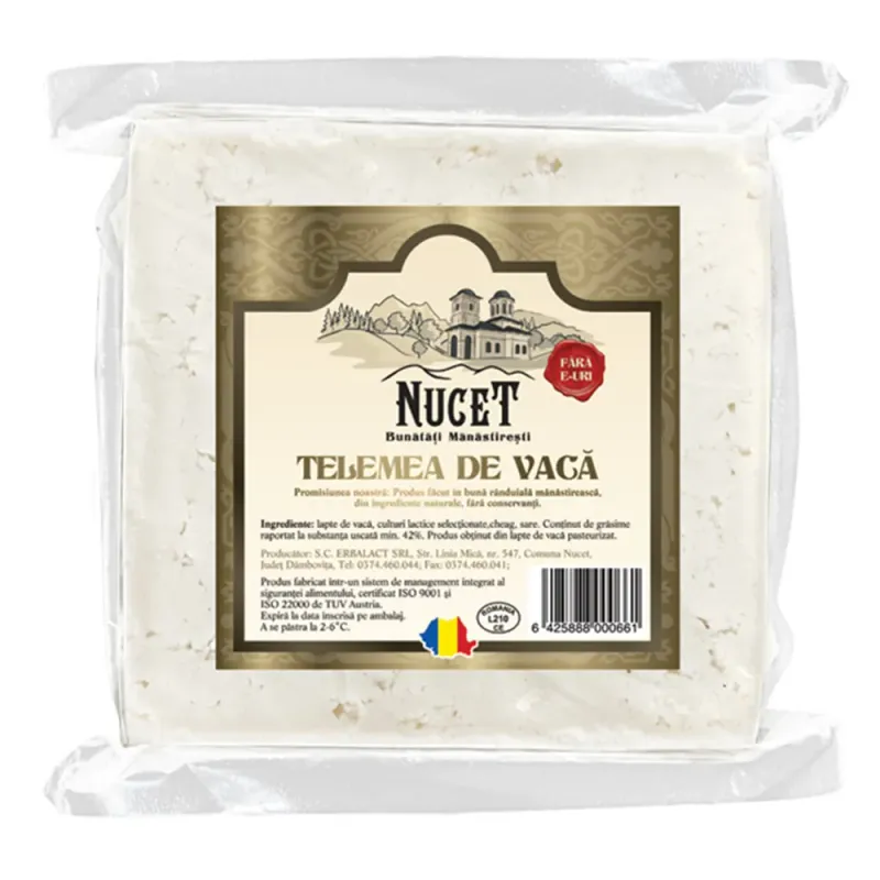 Telemea de vaca Nucet, 200 g