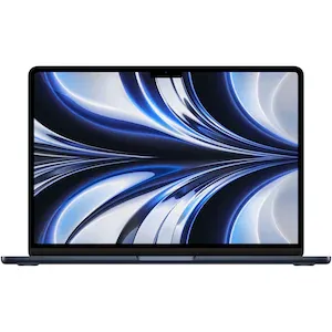 Apple MacBook Air 13-inch cu procesor Apple M2, 8 nuclee CPU si 10 nuclee GPU, 24 GB, 512GB SSD, Midnight, INT KB