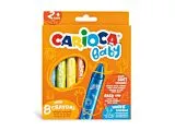 Set 8 creioane cerate Wild Carioca Baby, 2+, Multicolor