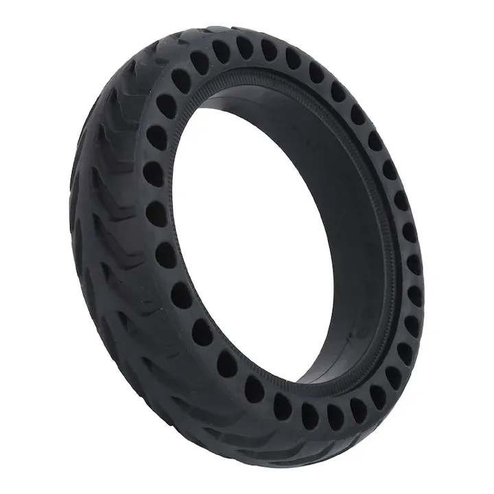 Anvelopa Pentru Trotineta Electrica SUPER TRENDS®, Cauciuc Solid, Antiexplozie, Rezistenta la Uzura si Socuri, nu Necesita Umflare, 21 cm (8.5 inch)