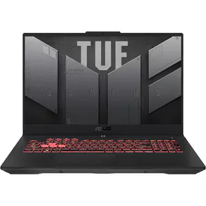 Laptop Gaming ASUS TUF A17 FA707NUG-HX176, AMD Ryzen 7 7445HS pana la 4.7GHz, 17.3" Full HD, 16GB, SSD 512GB, NVIDIA GeForce RTX 4050 6GB, Free DOS, Mecha Gray