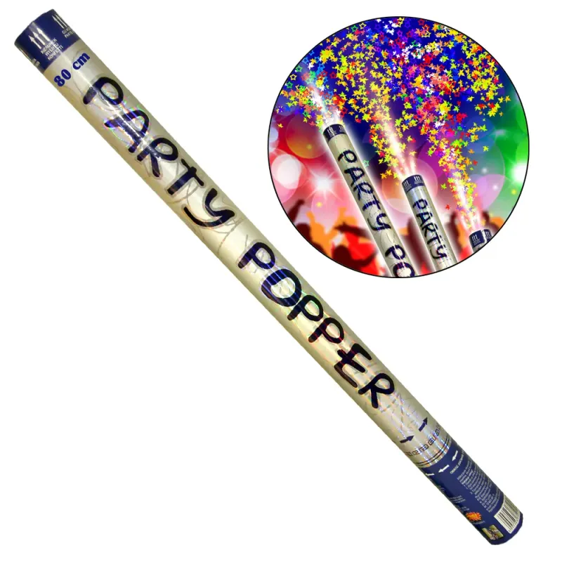 Tun cu confetti Hestia multicolore, 80 cm